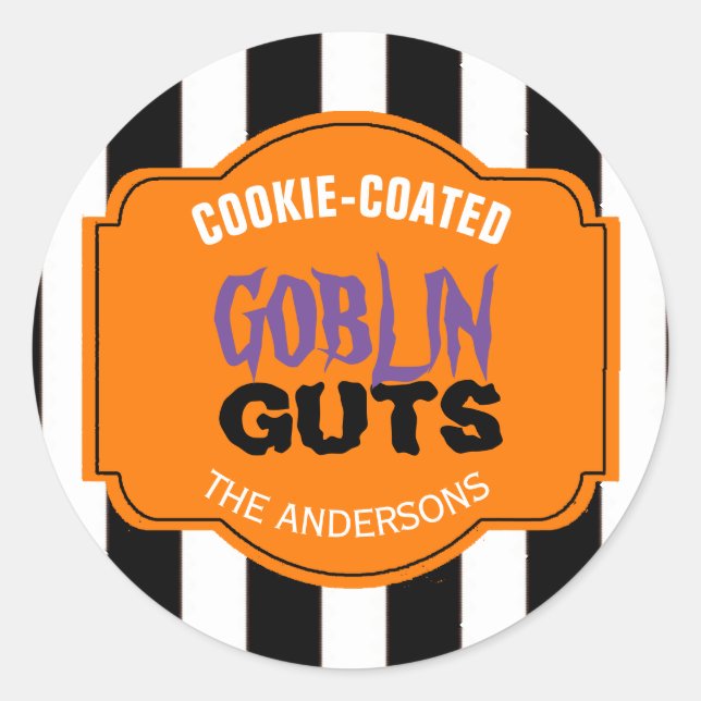 Goblin Guts ID218 Runder Aufkleber (Vorderseite)