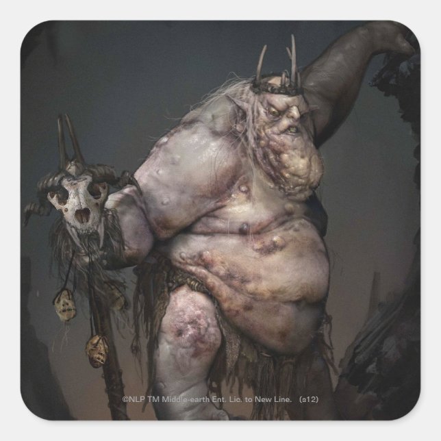 Goblin King Concept Quadratischer Aufkleber (Vorderseite)