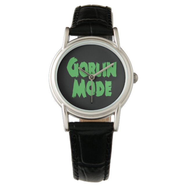 GOBLIN MODE ARMBANDUHR (Vorderseite)