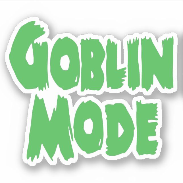 GOBLIN MODE AUFKLEBER (Vorderseite)