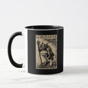 Goblin-Modus Goblincore Fairycore Mittelalter Grun Tasse