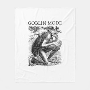 Goblin-Modus Goblincore Vintage-Ästhetik Lustig Au Fleecedecke