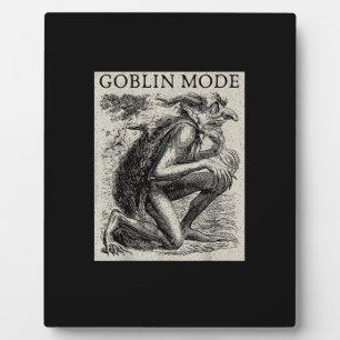 Goblin-Modus Goblincore Vintage-Ästhetik Lustig Au Fotoplatte