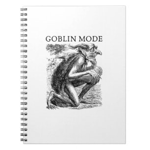 Goblin-Modus Goblincore Vintage-Ästhetik Lustig Au Notizblock