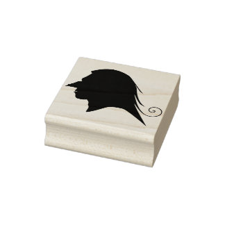 Goblin Profil 2 Silhouette Kunst Briefmarke Gummistempel