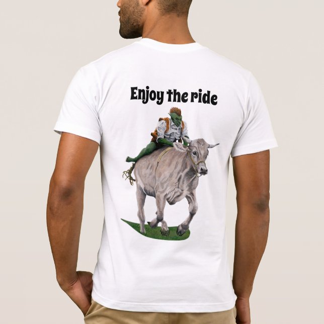 Goblin Rider Ox Racer Fantasy Shirts (Rückseite)