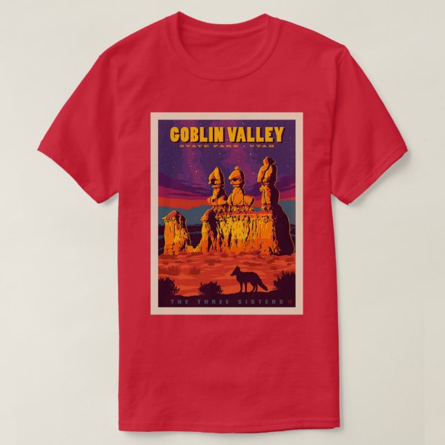 Goblin Valley Staat Park Utah 1 T-Shirt (Design vorne)