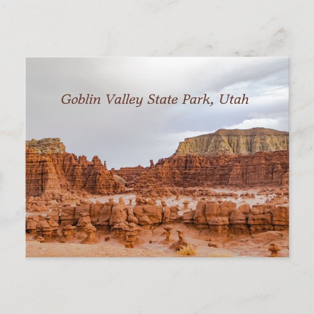 Goblin Valley Staat Park, Utah Postcard Postkarte (Vorderseite)
