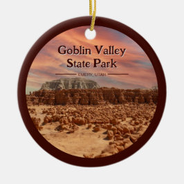 Goblin Valley Staat Park Utah Souvenir Geschenk Keramik Ornament