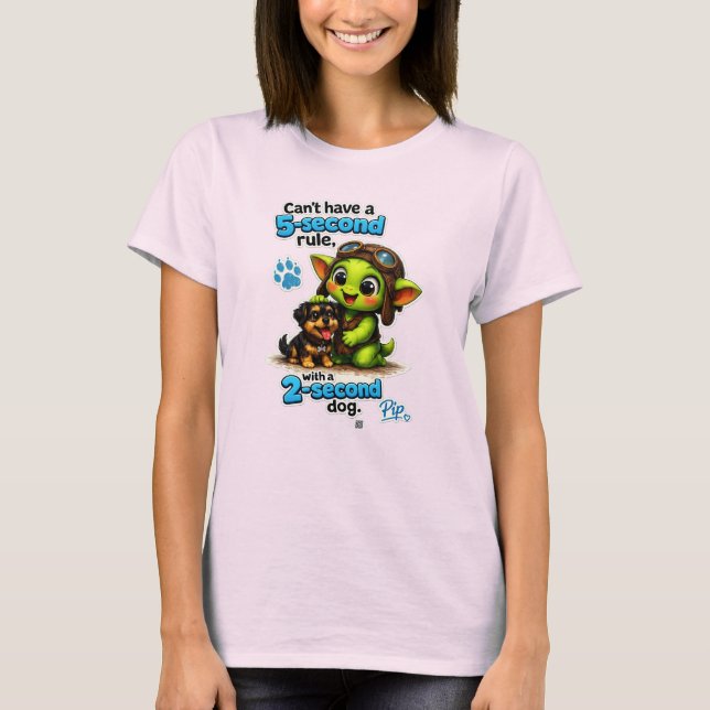 Goblinantics™ Pip™ & The Two‑Second Pup - T-Shirt (Vorderseite)