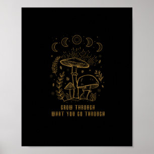 Goblincore-Ästhetik-Akademie-Cottagecore-Pilz Poster