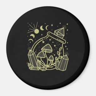 Goblincore-Ästhetik Cottagecore-Akademie Pilz Magnet