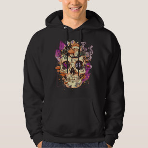 Goblincore Ästhetik. Grunge Moon Crystals Mushroo Hoodie