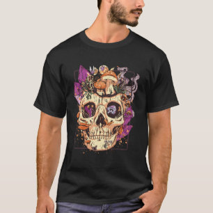 Goblincore Ästhetische Grunge Moon Crystal Mushroo T-Shirt