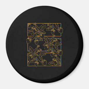Goblincore Cottagecore Academia Ästhetik Erdbeere Magnet