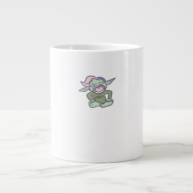 Goblincore Fart Goblin Classic Jumbo-Tasse (Vorderseite)