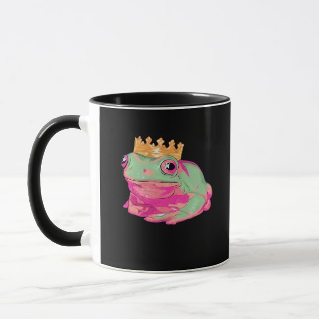 Goblincore Frog Classic Retro Appeal Tasse (Links)