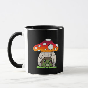 Goblincore-Frosch klassische Retro-Ausstrahlung Tasse