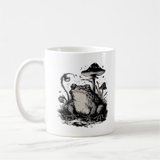 Goblincore-Frosch-Minimal-Klassiker-Design Kaffeetasse