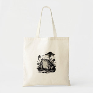 Goblincore-Frosch-Minimal-Klassiker-Design Tragetasche