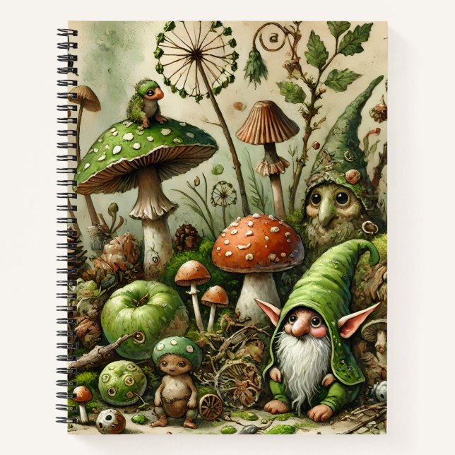 Goblincore Notizbuch (Vorderseite)
