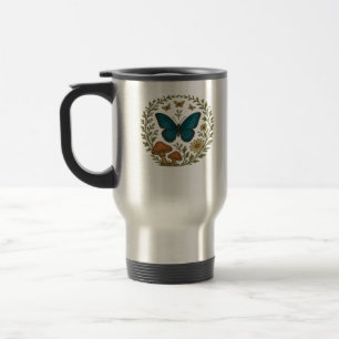 Goblincore Schmetterling Fairycore Botanische Klei Reisebecher