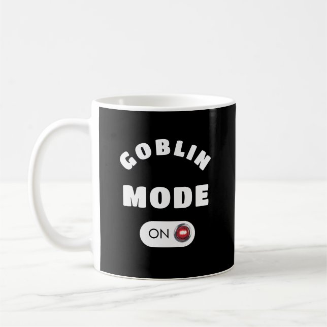 Goblinmodus-Tasse Kaffeetasse (Links)