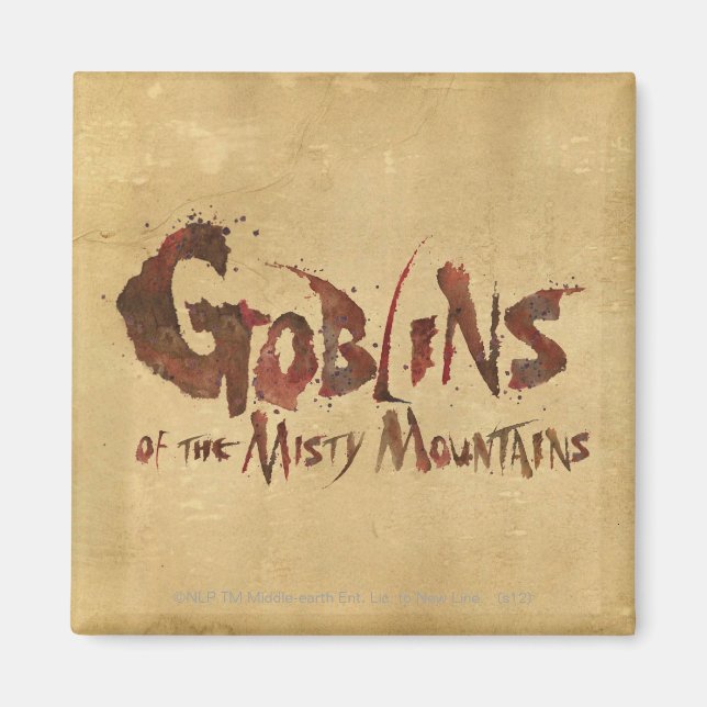 Goblins der Misty Mountains Magnet (Vorne)