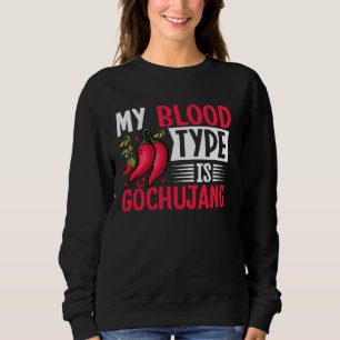 Gochujang Chili Paste Korean Disc Sauce Korea Goch Sweatshirt