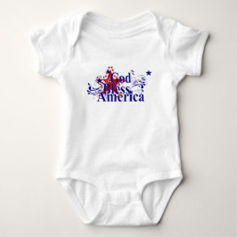 God Bless America Baby Bodysuit Strampler