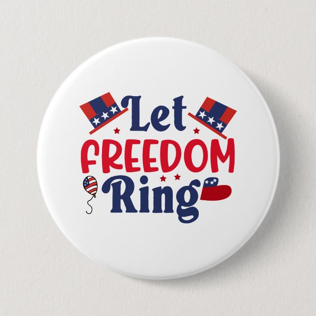God Bless America Button (Vorderseite)