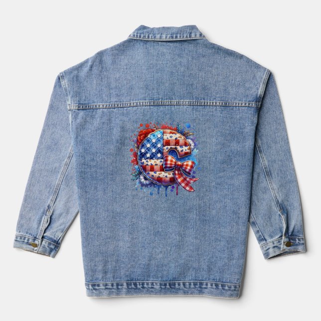 God Bless America Jeansjacke (Rückseite)