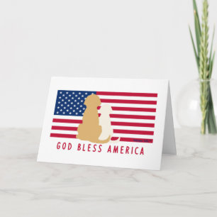 God Bless America Leere Karten