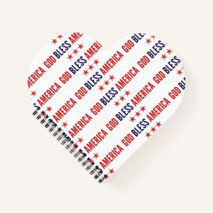 God Bless America Notebook Notizbuch