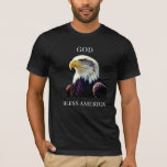 God Bless America – Patriotic Strength with Proud T-Shirt<br><div class="desc">God Bless America carries the weight of national pride, unity, and heartfelt gratitude. The phrase is iconic — instantly evoking imagery of freedom, resilience, and the enduring spirit of the United States. It feels ceremonial yet personal, powerful yet sincere. This identity blends classic Americana symbolism with a clean, modern sense...</div>