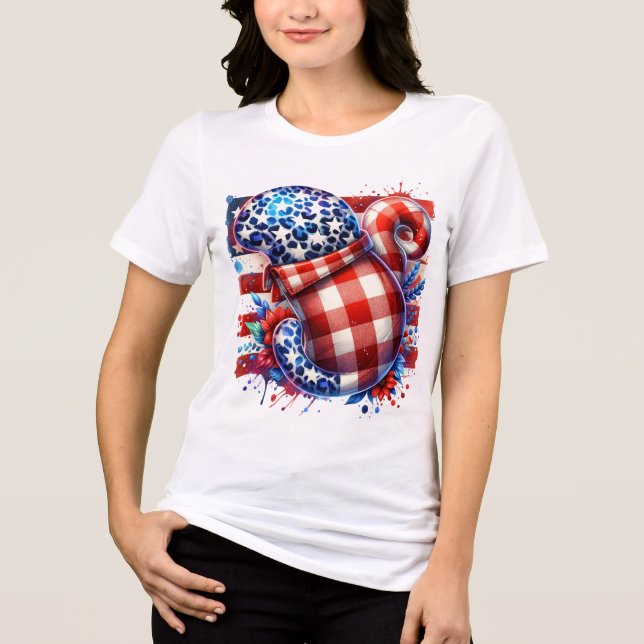 God Bless America Tri-Blend Shirt (Vorderseite)