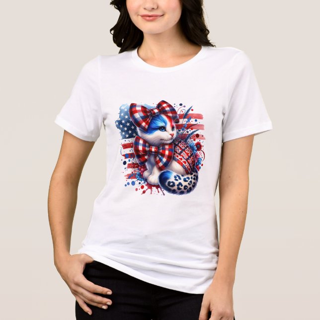 God Bless America Tri-Blend Shirt (Vorderseite)