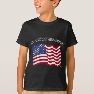 GOD BLESS DIESE MILITÄRISCHE BRASE MIT US-Fahne T-Shirt