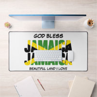 GOD BLESS JAMAICA JAMAICA Flag