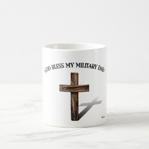 GOD BLESS MEIN MILITÄRISCHER VATER mit robustem Kr Kaffeetasse