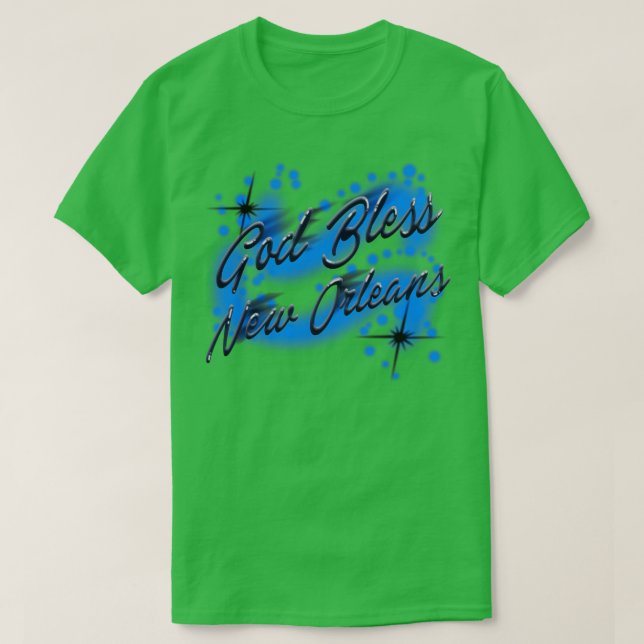 God Bless New Orleans TShirt (Design vorne)