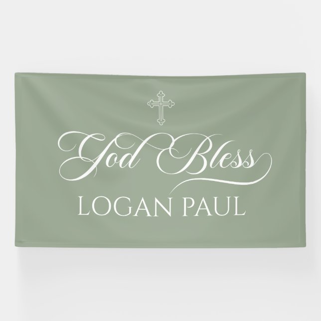 GOD BLESS SAGE banner backdrop  (Horizontal)