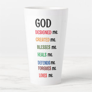 "GOD DESIGNED ME" - Letzte Tasse