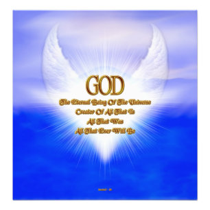 GOD Die Ewige Schöpfer Fraktal Kunstkomposition Fotodruck