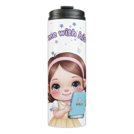 God embraces me with his word thermosbecher