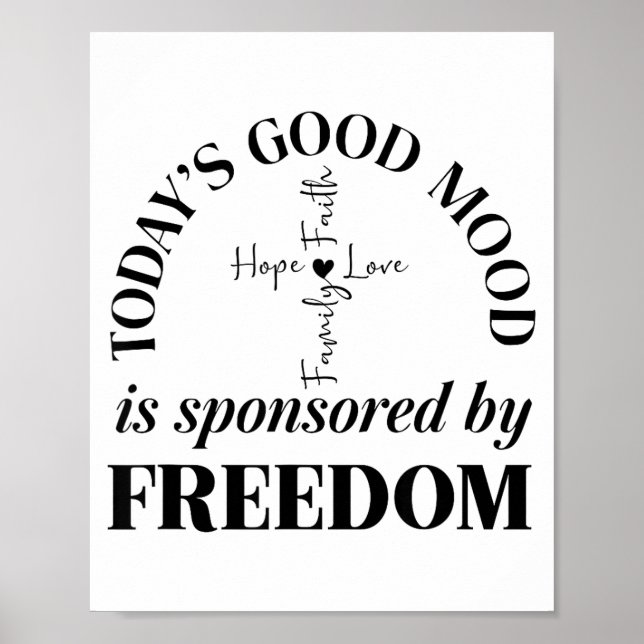 God Family Country Dom Faith Dom Family Love Cross Poster (Vorne)