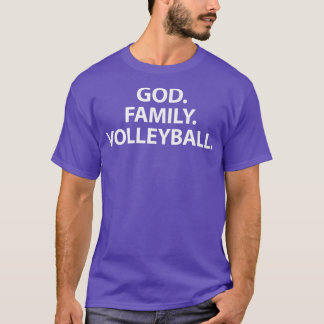 "God Family Volleyball Tshirt" für Volley Player F T-Shirt