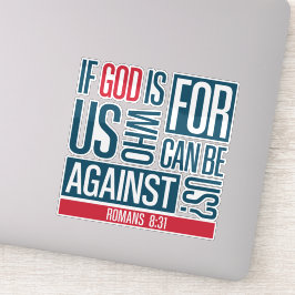 God for us aufkleber