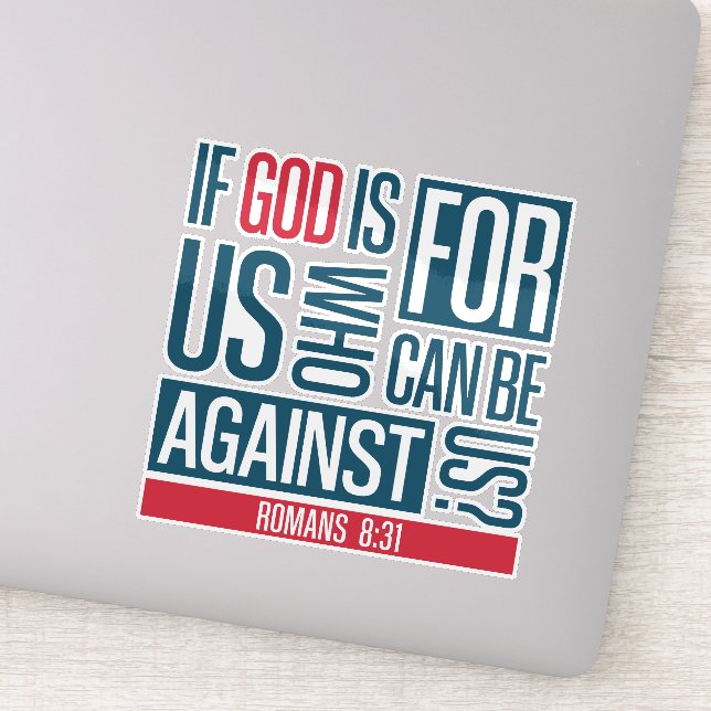 God for us aufkleber (Detail)