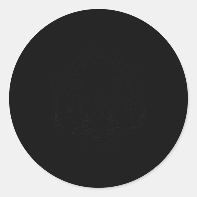 God Forbid Women Have Hobbies Witch Halloween  Runder Aufkleber (Vorderseite)